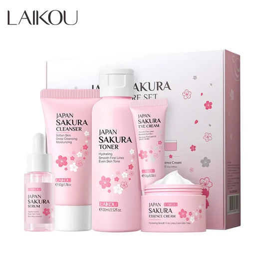 LAIKOU Sakura Skincare Kit (5-Piece)